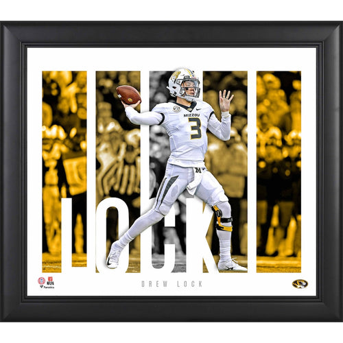 Drew Lock Missouri Tigers Framed 15'' x 17'' Player Panel Collage