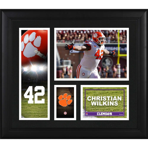 Christian Wilkins Clemson Tigers Framed 15'' x 17'' Player Collage