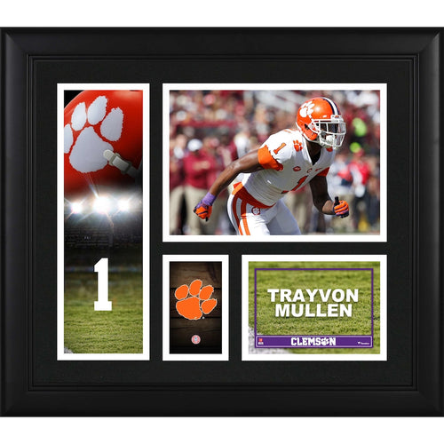 Trayvon Mullen Clemson Tigers Framed 15'' x 17'' Player Collage