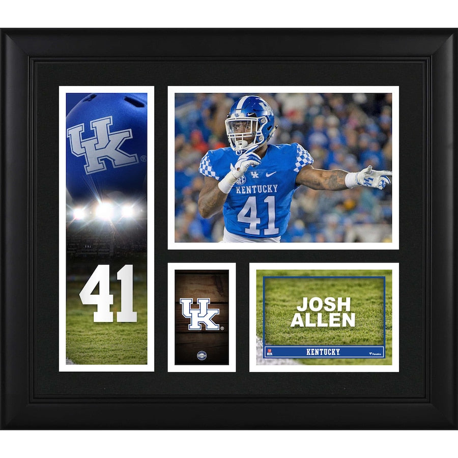 Josh Allen Kentucky Wildcats Framed 15'' x 17'' Player Collage