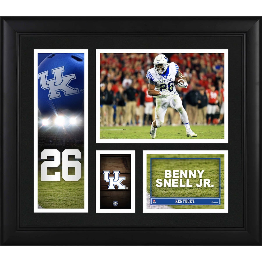 Benny Snell Kentucky Wildcats Framed 15'' x 17'' Player Collage