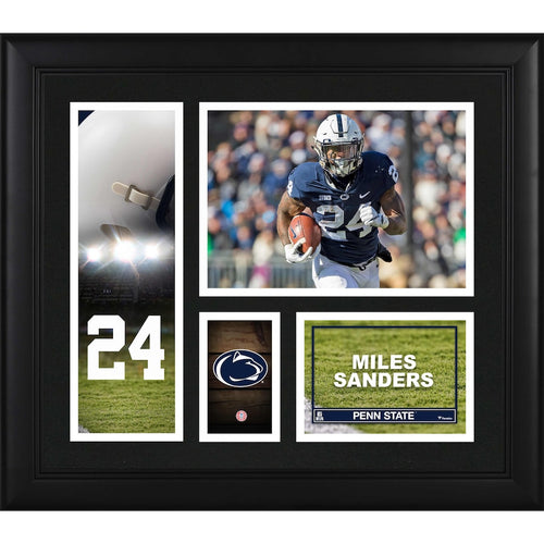 Miles Sanders Penn State Nittany Lions Framed 15'' x 17'' Player Collage