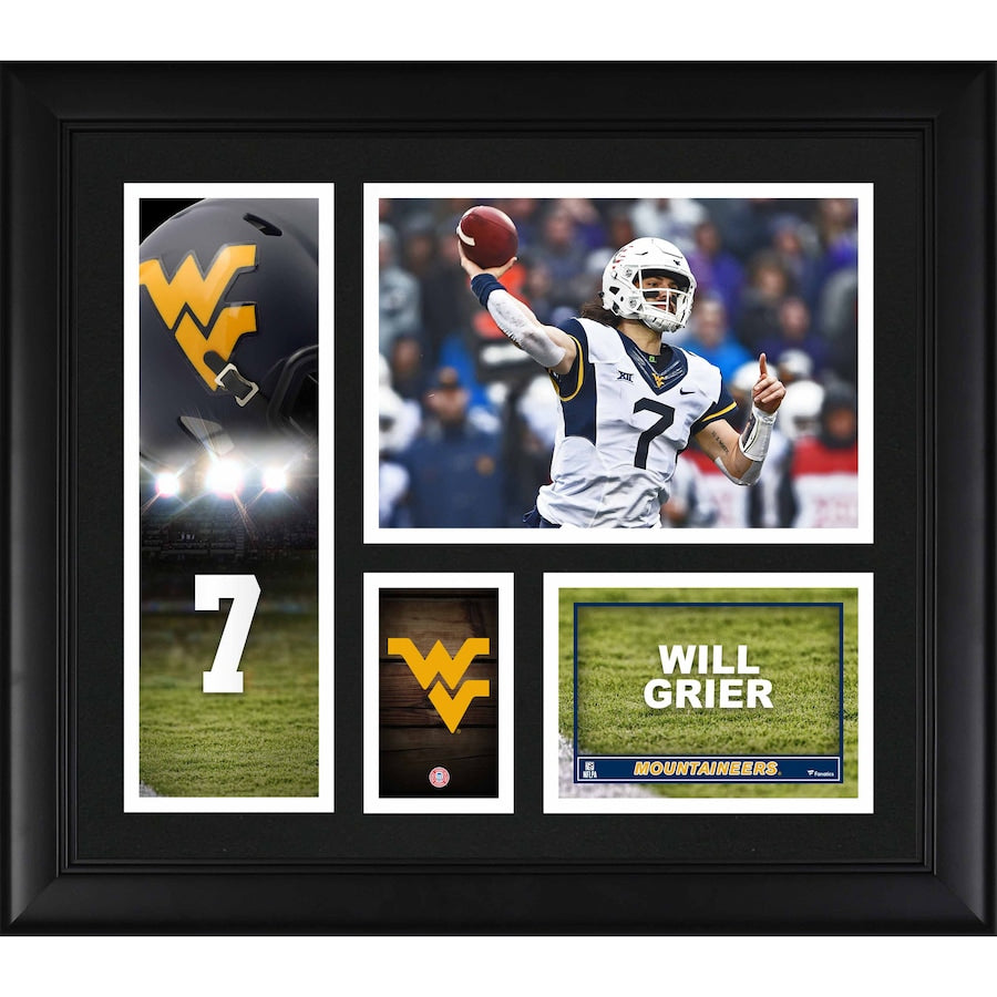Will Grier West Virginia Mountaineers Framed 15'' x 17'' Player Collage