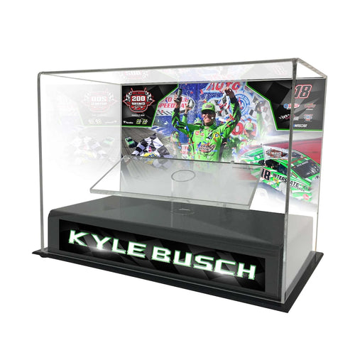 Kyle Busch 200 Career Wins 1:24 Die Cast Display Case with Sublimated Plate