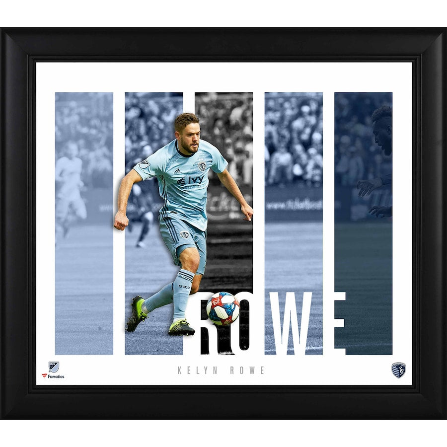 Kelyn Rowe Sporting Kansas City Framed 15'' x 17'' Player Panel Collage