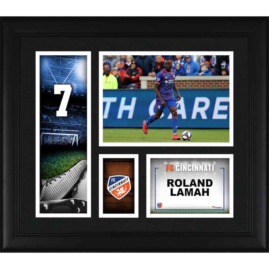 Roland Lamah FC Cincinnati Framed 15'' x 17'' Player Collage