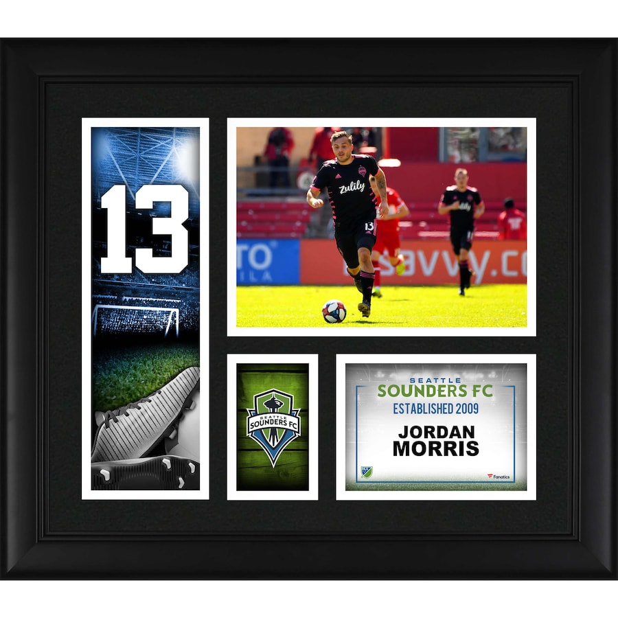 Jordan Morris Seattle Sounders FC Framed 15'' x 17'' Player Collage