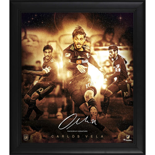Carlos Vela LAFC Framed 15'' x 17'' Stars of the Game Collage - Facsimile Signature