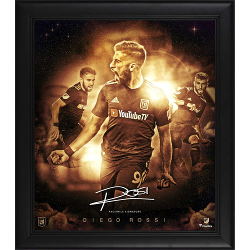 Diego Rossi LAFC Framed 15'' x 17'' Stars of the Game Collage - Facsimile Signature