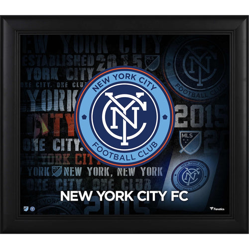 New York City FC Framed 15'' x 17'' Team Heritage Collage