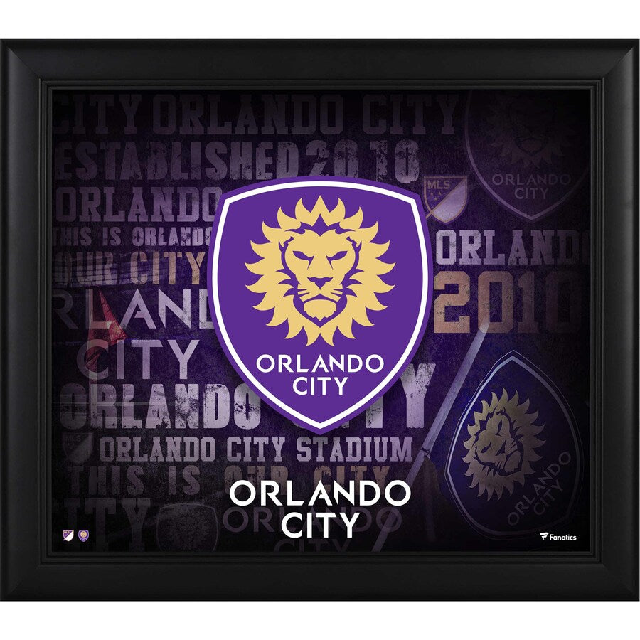 Orlando City SC Framed 15'' x 17'' Team Heritage Collage