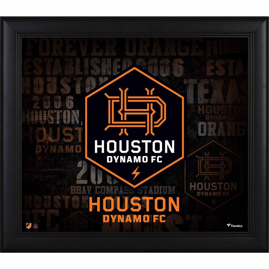 Houston Dynamo Framed 15'' x 17'' Team Heritage Collage