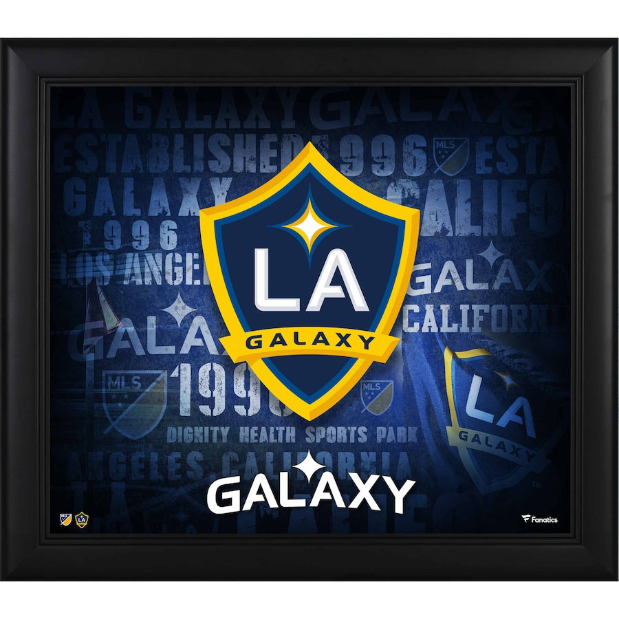 LA Galaxy Framed 15'' x 17'' Team Heritage Collage