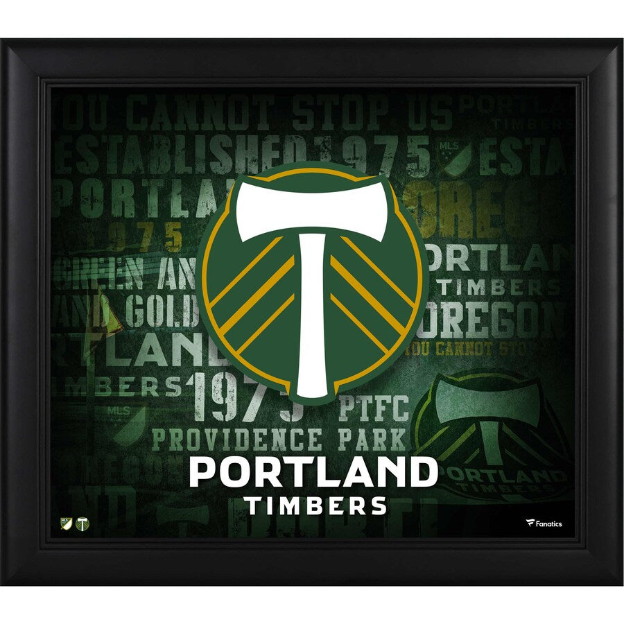 Portland Timbers Framed 15'' x 17'' Team Heritage Collage