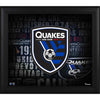 San Jose Earthquakes Framed 15'' x 17'' Team Heritage Collage