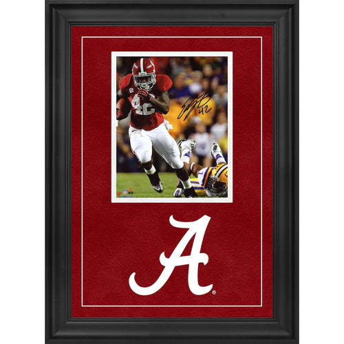 Eddie Lacy Alabama Crimson Tide Deluxe Framed Autographed 8'' x 10'' Run vs. LSU Photograph
