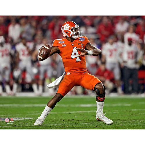 Deshaun Watson Clemson Tigers Unsigned Vertical Throw Photograph