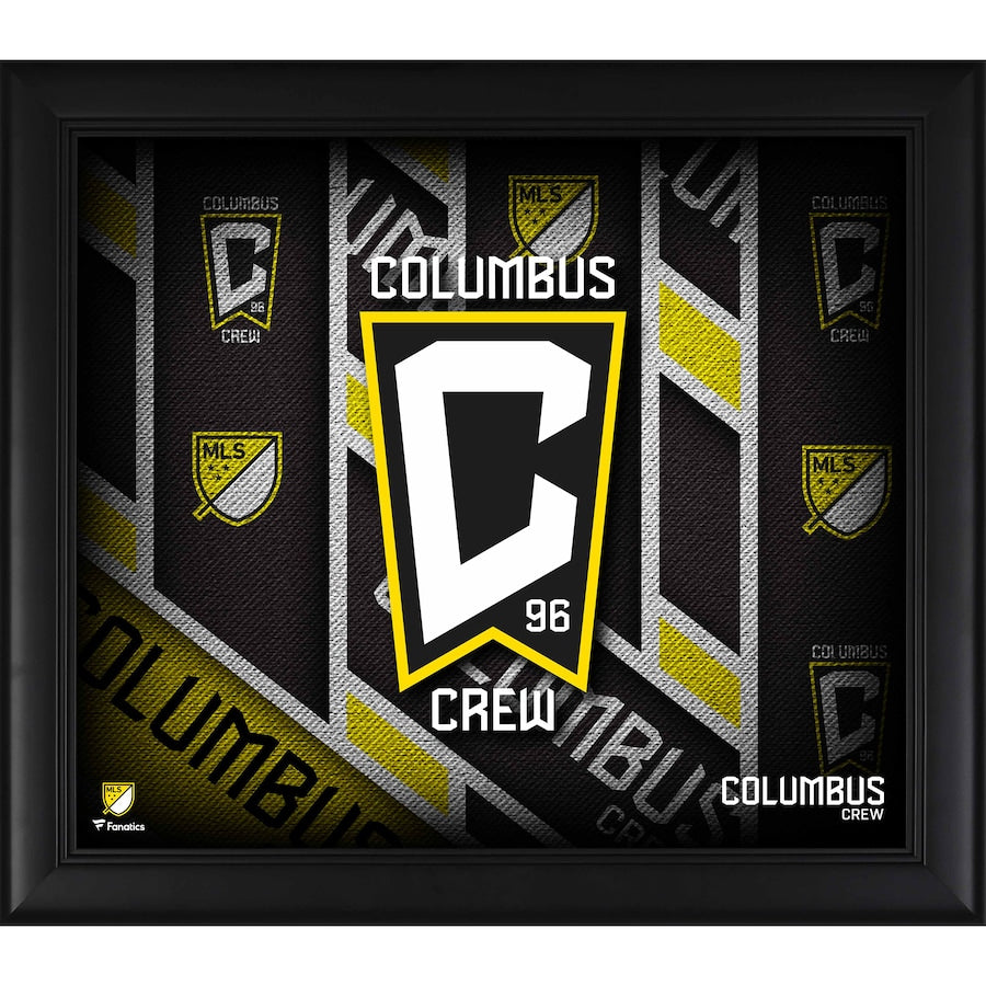 Columbus Crew Framed 15'' x 17'' Team Threads Collage