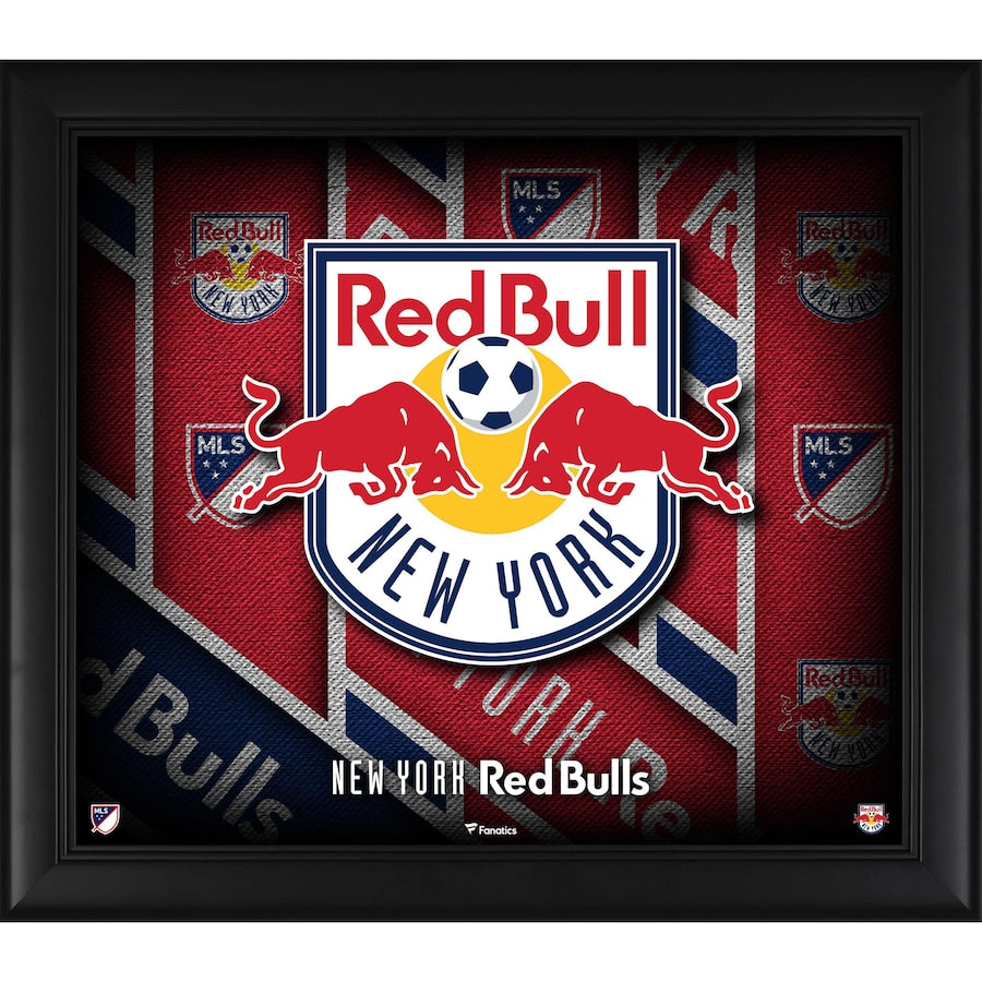 New York Red Bulls Framed 15'' x 17'' Team Threads Collage