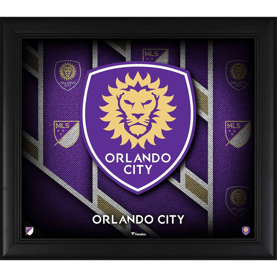 Orlando City SC Framed 15'' x 17'' Team Threads Collage