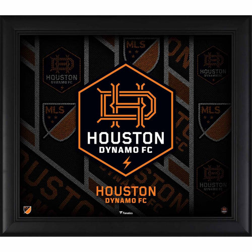 Houston Dynamo Framed 15'' x 17'' Team Threads Collage
