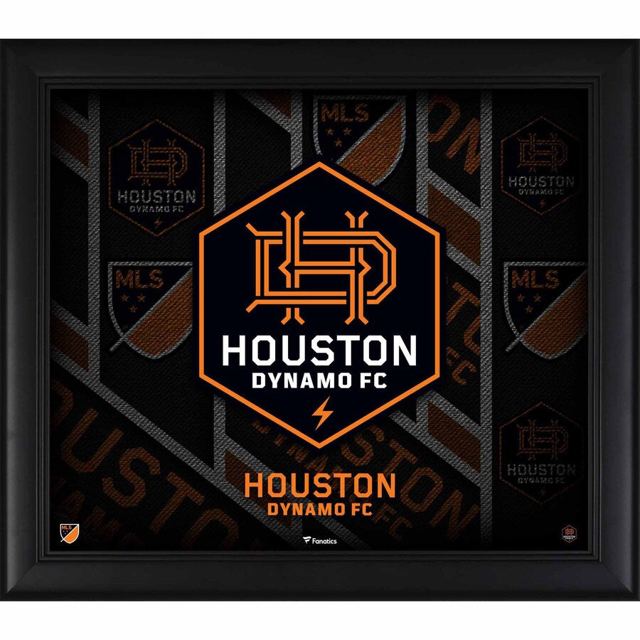 Houston Dynamo Framed 15'' x 17'' Team Threads Collage