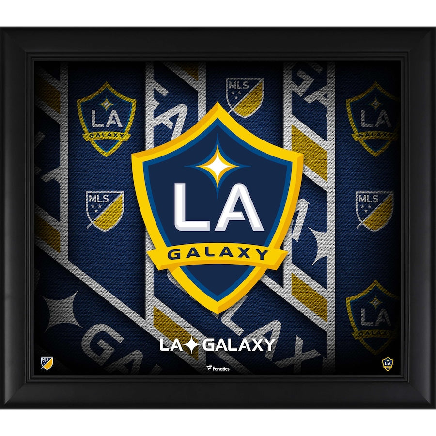 LA Galaxy Framed 15'' x 17'' Team Threads Collage