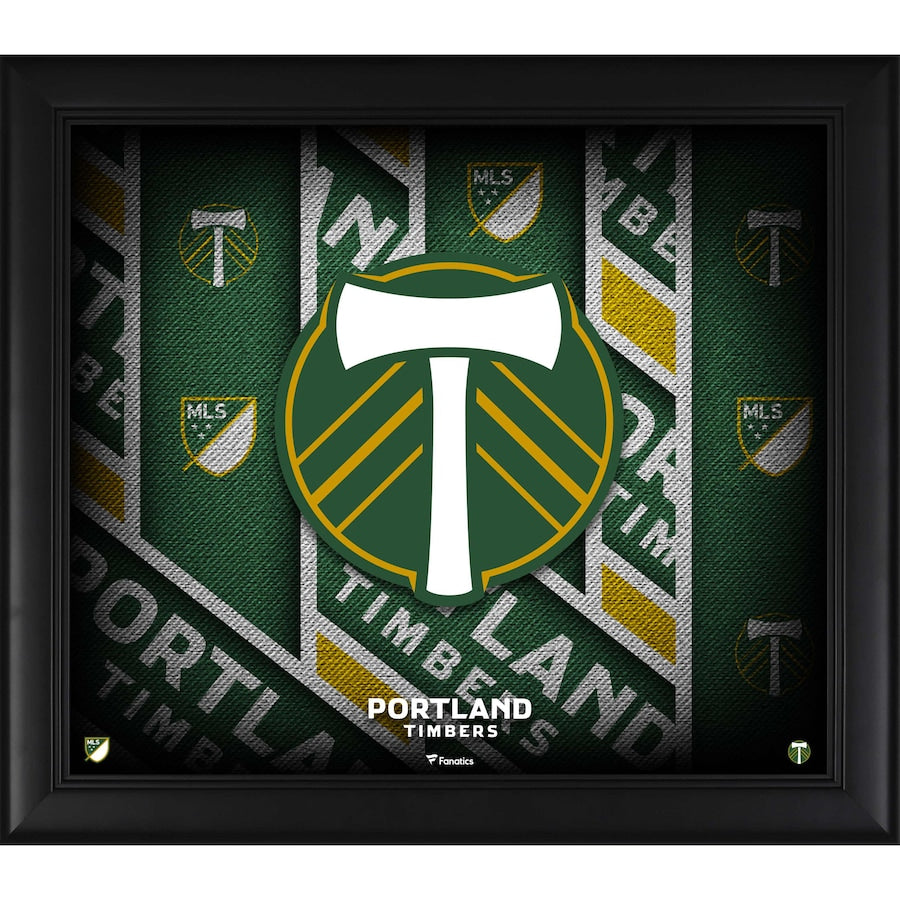 Portland Timbers Framed 15'' x 17'' Team Threads Collage