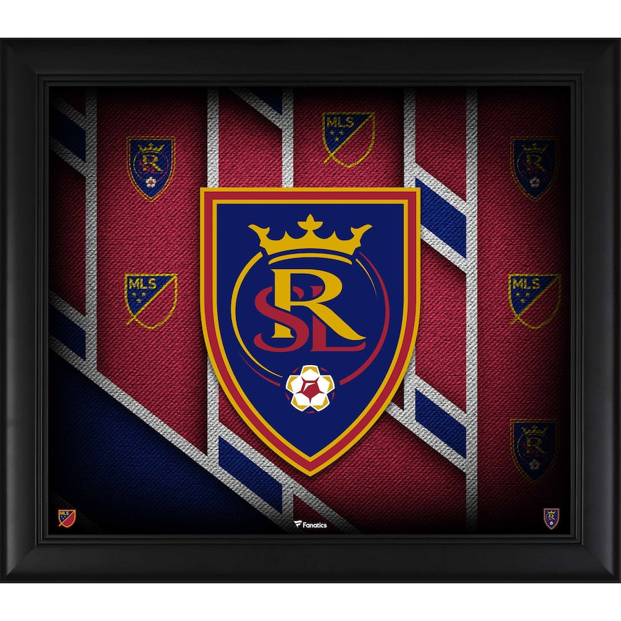 Real Salt Lake Framed 15'' x 17'' Team Threads Collage