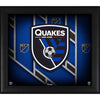 San Jose Earthquakes Framed 15'' x 17'' Team Threads Collage