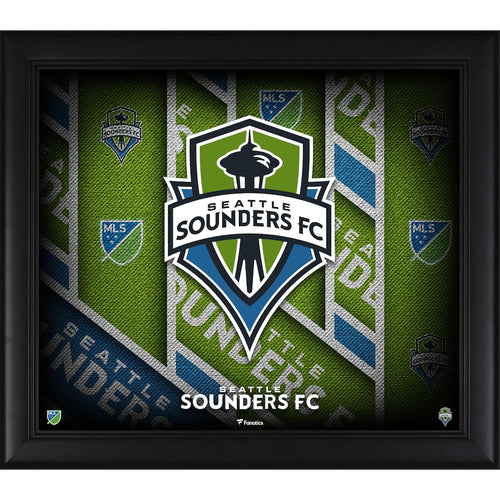 Seattle Sounders FC Framed 15'' x 17'' Team Threads Collage