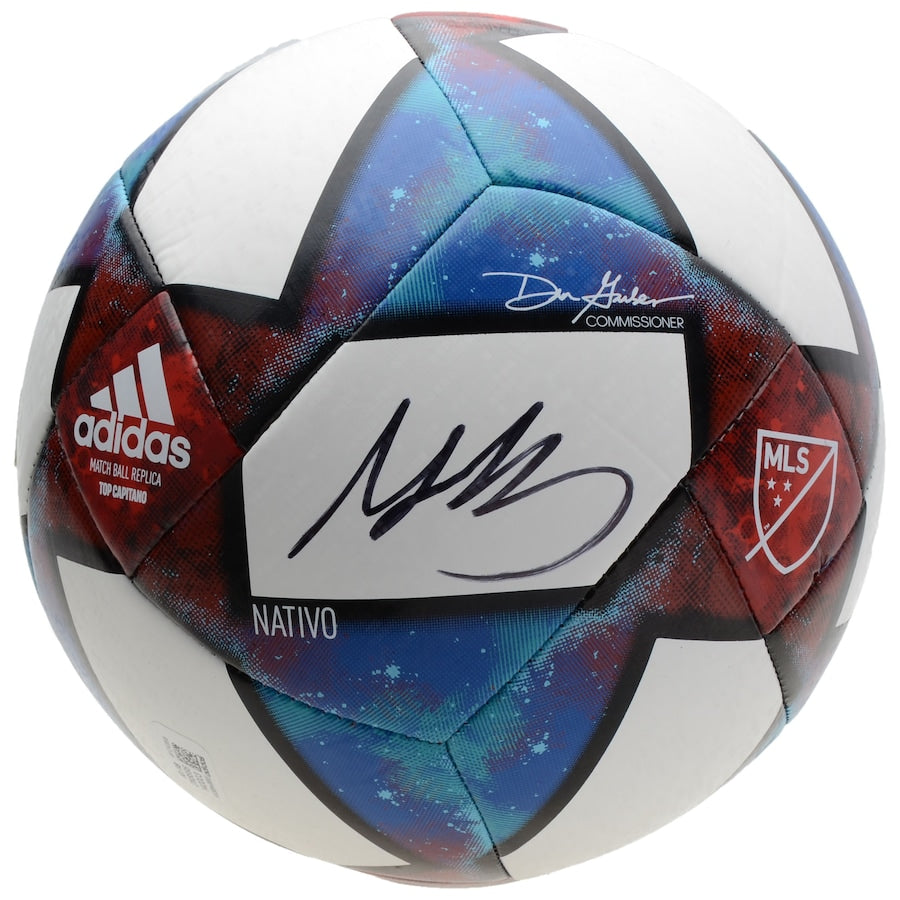 Gianluca Busio Sporting Kansas City Autographed 2019 Adidas MLS Top Competition Soccer Ball