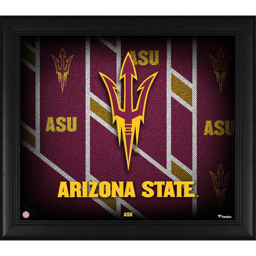 Arizona State Devils Framed 15'' x 17'' Team Threads Collage