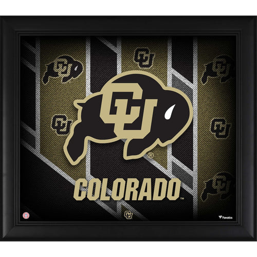 Colorado Buffaloes Framed 15'' x 17'' Team Threads Collage