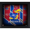 Kansas Jayhawks Framed 15'' x 17'' Team Threads Collage