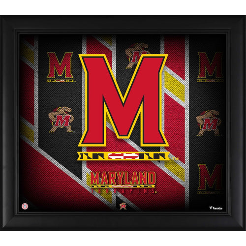 Maryland Terrapins Framed 15'' x 17'' Team Threads Collage