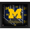 Michigan Wolverines Framed 15'' x 17'' Team Threads Collage