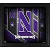 Northwestern Wildcats Framed 15'' x 17'' Team Threads Collage