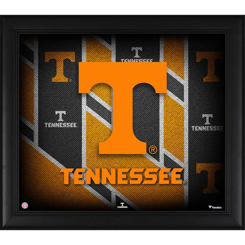Tennessee Volunteers Framed 15'' x 17'' Team Threads Collage