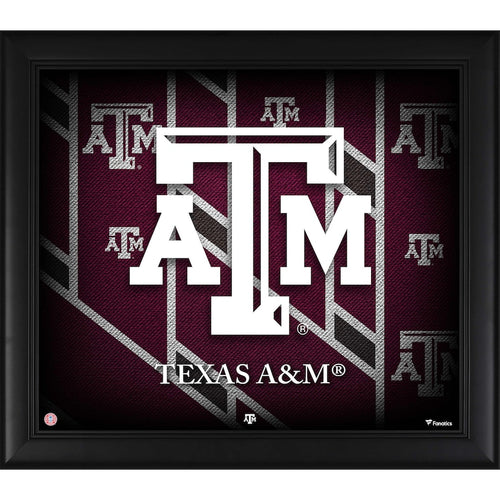 Texas A&M Aggies Framed 15'' x 17'' Team Threads Collage