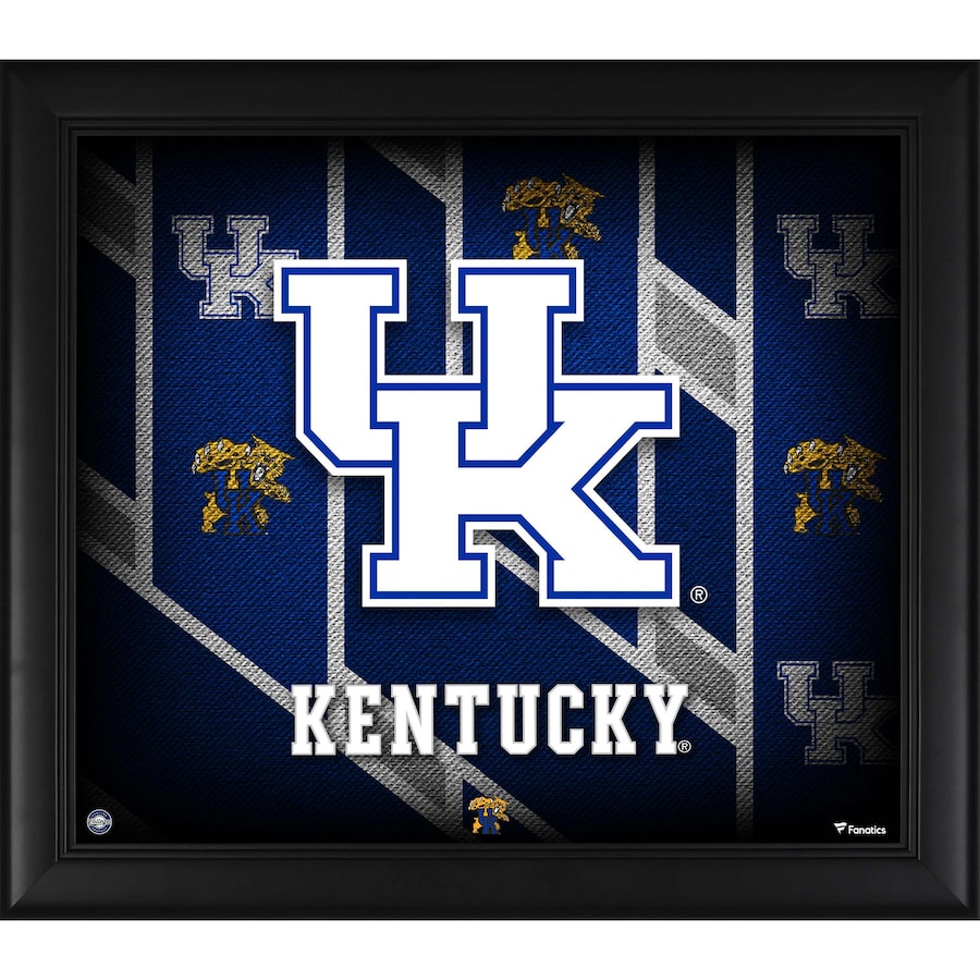 Kentucky Wildcats Framed 15'' x 17'' Team Threads Collage