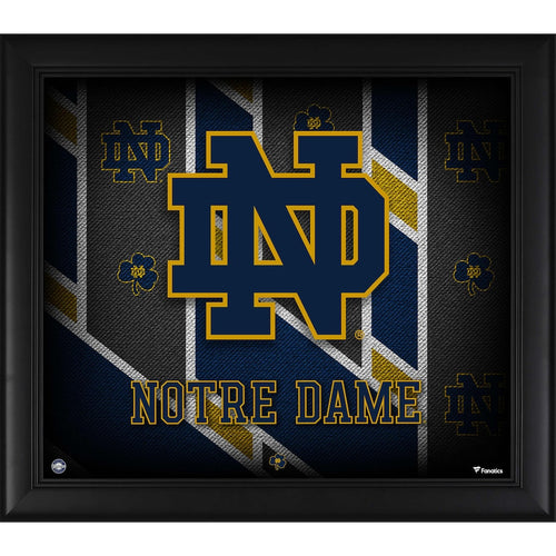 Notre Dame Fighting Irish Framed 15'' x 17'' Team Threads Collage