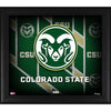 Colorado State Rams Framed 15'' x 17'' Team Threads Collage