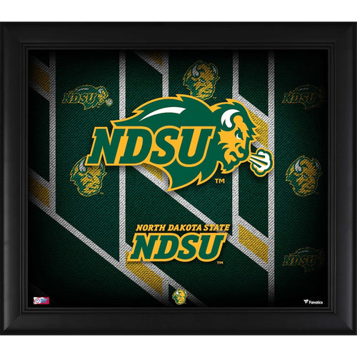 North Dakota State Bison Framed 15'' x 17'' Team Threads Collage
