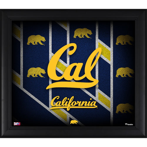 Cal Bears Framed 15'' x 17'' Team Threads Collage