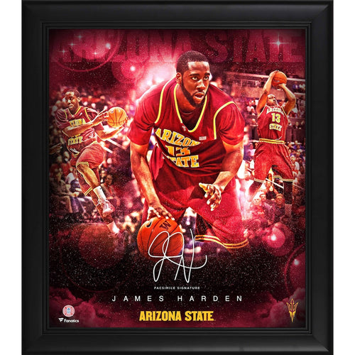 James Harden Arizona State Sun Devils Framed 15'' x 17'' Stars of the Game Collage - Facsimile Signature