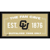 Colorado Buffaloes Framed 10'' x 20'' Fan Cave Collage