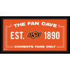 Oklahoma State Cowboys Framed 10'' x 20'' Fan Cave Collage