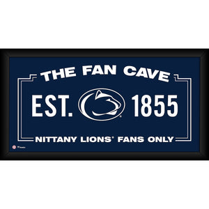 Penn State Nittany Lions Framed 10'' x 20'' Fan Cave Collage