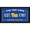 Pittsburgh Panthers Framed 10'' x 20'' Fan Cave Collage